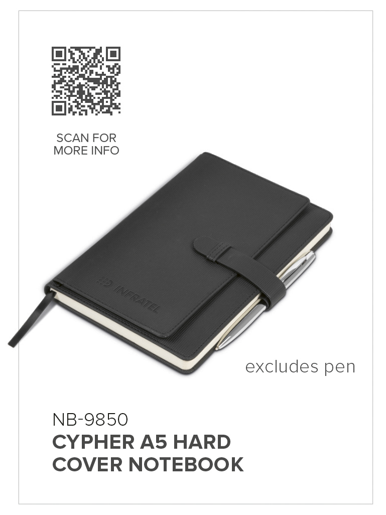 Cypher A5 Hard Cover Notebook